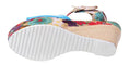 Load image into Gallery viewer, Florian Floral Wedge High Heel Women's Sandals