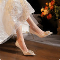 Load image into Gallery viewer, Vicki Victorian Bridal Pointed Stiletto Heel