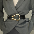 Load image into Gallery viewer, Notalia Retro Gold Buckle Adjustable Belt
