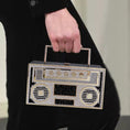 Load image into Gallery viewer, Roxy Rhinestone Boom Box Handbag