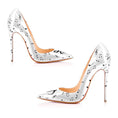 Load image into Gallery viewer, Symphora Patent Leather Music Notes Stilettos