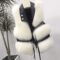 Load image into Gallery viewer, Lyxira Women's Fashion Faux Fur Vest Coat