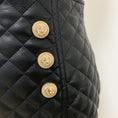 Load image into Gallery viewer, Demi Quilted Faux Leather High Waist Pencil Skirt