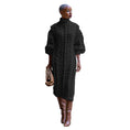 Load image into Gallery viewer, Ariaxa Cable Turtleneck Knitted Pom Pom Maxi Dress