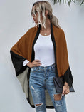 Load image into Gallery viewer, Cavalline Autumn Color Block Lightweight Knitted Cardigan Sweater