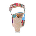 Load image into Gallery viewer, Florian Floral Wedge High Heel Women's Sandals
