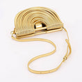 Load image into Gallery viewer, Metallic Faux Leather Noodle Bag