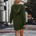 Load image into Gallery viewer, Alexa Cable Hoodie Knitted Sweater Dress