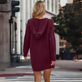 Load image into Gallery viewer, Alexa Cable Hoodie Knitted Sweater Dress