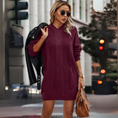 Load image into Gallery viewer, Alexa Cable Hoodie Knitted Sweater Dress
