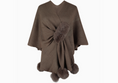 Load image into Gallery viewer, Anastasia Furball Cape Sweater Shawl