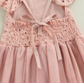 Load image into Gallery viewer, Chiffon Eyelet Lace Dress Elegance meets playful comfort Perfect for special occasions