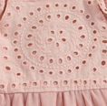 Load image into Gallery viewer, Ashley Chiffon Eyelet Lace Dress Elegance meets playful comfort Perfect for special occasions Made from 95% Cotton and 5% Polyester Versatile style for various events Easy care instructions Creates lasting memories