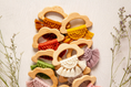 Load image into Gallery viewer, Organic Macramé Wood Teethers For Babies Made in USA. All colors