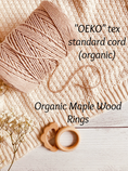 Load image into Gallery viewer, Organic Macramé Wood Teethers For Babies Made in USA. All colors