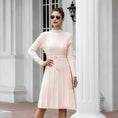 Load image into Gallery viewer, Cindy Sweater dress apricot right hand