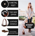 Load image into Gallery viewer, CHQEL Mommy Bag Tote with 2 Organizers, Multifunctional