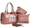 Load image into Gallery viewer, Pink Baby Diaper Bag Set Mommy Bags For Hospital & Functional Large Baby Diaper Travel Bag For Baby Care