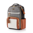 Load image into Gallery viewer, Coffee and Cream Boss Plus™ Backpack Diaper Bag