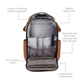 Load image into Gallery viewer, Coffee and Cream Boss Plus™ Backpack Diaper Bag