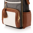 Load image into Gallery viewer, Coffee and Cream Boss Plus™ Backpack Diaper Bag