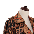 Load image into Gallery viewer, Elextra British-Style Leopard Trench Coat