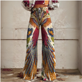 Load image into Gallery viewer, Hendrix Printed Wide Leg Flared Pants Astrapia Meyeri