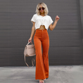 Load image into Gallery viewer, Ivanessa Corduroy High Waisted Bell Bottom Pants