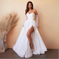 Load image into Gallery viewer, Kaelith Satin Strapless Bridal Ball Gown