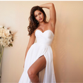 Load image into Gallery viewer, Kaelith Satin Strapless Bridal Ball Gown
