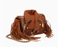 Load image into Gallery viewer, Kenya Biker Jacket Fringe Handbag