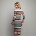 Load image into Gallery viewer, Kristy Ribbed Multicolor Block Midi Sweater Dress
