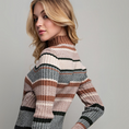 Load image into Gallery viewer, Kristy Ribbed Multicolor Block Midi Sweater Dress