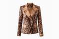 Load image into Gallery viewer, Leona Leopard Double-Breasted Blazer