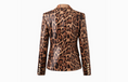 Load image into Gallery viewer, Leona Leopard Double-Breasted Blazer