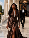Load image into Gallery viewer, Lumière Dynasty Crystal Necktie – Luxury Rhinestone Statement Necklace