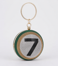 Load image into Gallery viewer, Lumière No. 7 Crystal Sphere Clutch – Emerald Champagne Edition