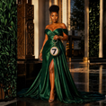 Load image into Gallery viewer, Luxury emerald champagne crystal handbag with round silhouette, sparkling rhinestone exterior and statement evening bag design.
