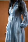 Load image into Gallery viewer, Lumière Solenne Airy Maxi Dress – Lightweight Long Sleeve Flowy Spring & Summer Dress for Women
