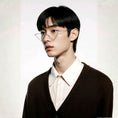 Load image into Gallery viewer, modern angular glasses unisex gold diamond frame stylish statement eyewear