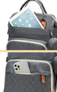 Load image into Gallery viewer, Mummy Bag Multifunctional Portable Storage Diaper Bottles Bag
