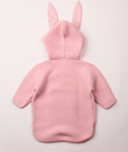Load image into Gallery viewer, Morgan Bunny Ears Knit Blanket Sleeper features cute bunny ears and a hood, adding a touch of charm and playfulness to your child's sleep routine. Made from soft acrylic fibers, this sleeping bag is gentle on your child's skin and provides warmth and comfort throughout the night.