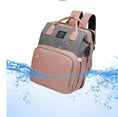 Load image into Gallery viewer, Multifunctional Maternity Diaper Backpack Upgraded With Removable Mosquito Net Large Capacity Foldable Infants Baby Crib Waterproof Nappy Mother Bag For Travel