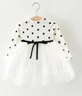 Load image into Gallery viewer, Paris Polka Dot Tulle Dress 1 Stunning Dress – perfect for twirling and enchanting everyone around.