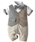 Load image into Gallery viewer, Remington Houndstooth Baby Boy Suit