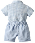 Load image into Gallery viewer, Sebastian 2 Piece Waistcoat Shorts Set 1 Comfy Top + 1 Stylish Shorts - the ultimate combo for a day of fun in the sun.