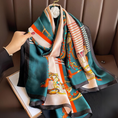 Load image into Gallery viewer, Stryxa Printed Satin Blend Shawl/Scarf