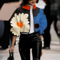 Load image into Gallery viewer, Tempozia Printed Cropped Jacket