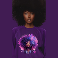 Load image into Gallery viewer, Tumelo Purple Haze Sweatshirt front