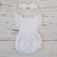 Load image into Gallery viewer, Amelia Organic Cotton Baby Girl Romper